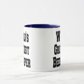 Weltbester Bienenhalter Tasse (Zentrum)