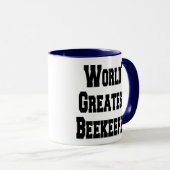 Weltbester Bienenhalter Tasse (VorderseiteRechts)