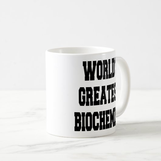 Weltbester Biochemiker Kaffeetasse (VorderseiteRechts)