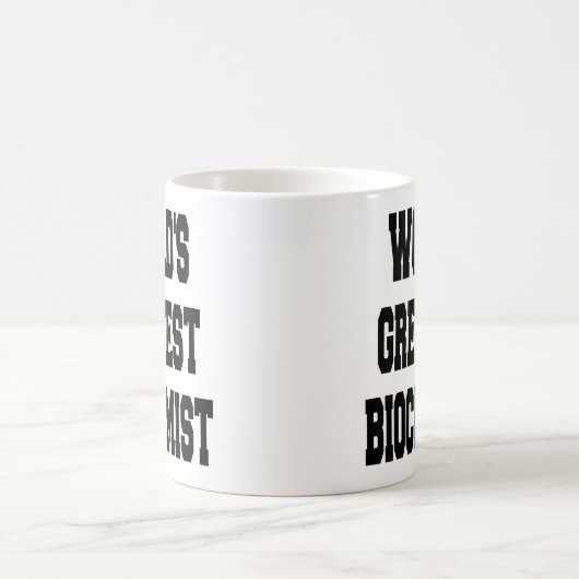 Weltbester Biochemiker Kaffeetasse (Mittel)