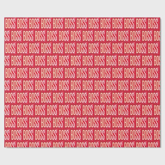 Weltbester Boss Geschenkpapier (Flach)
