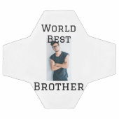 Weltbester Bruder fügt einfach den Text Sport hinz Fußball (Flach)