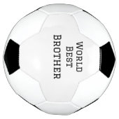 Weltbester Bruder fügt einfach den Text Sport hinz Fußball (Gedreht)