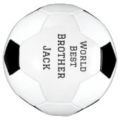 Weltbester Bruder fügt einfach den Text Sport hinz Fußball (Gedreht)