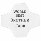 Weltbester Bruder fügt einfach den Text Sport hinz Fußball (Flach)