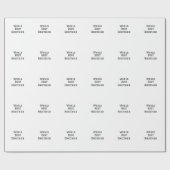 Weltbester Bruder fügt einfach den Text Sport hinz Geschenkpapier (Flach)