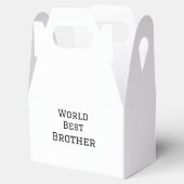 Weltbester Bruder fügt einfach den Text Sport hinz Geschenkschachtel (Geöffnet)