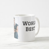 Weltbester Bruder fügt einfach den Text Sport hinz Kaffeetasse (VorderseiteRechts)