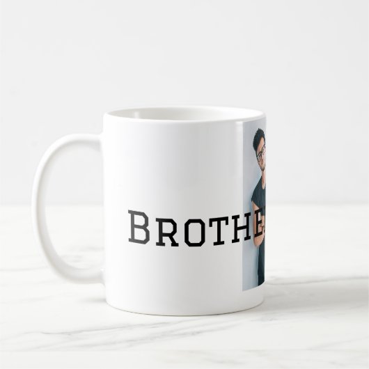 Weltbester Bruder fügt einfach den Text Sport hinz Kaffeetasse (Links)