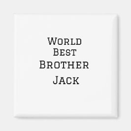 Weltbester Bruder fügt einfach den Text Sport hinz Magnet