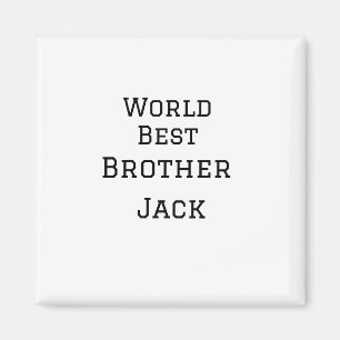 Weltbester Bruder fügt einfach den Text Sport hinz Magnet