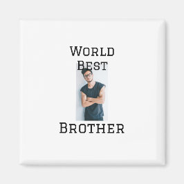 Weltbester Bruder fügt einfach den Text Sport hinz Magnet