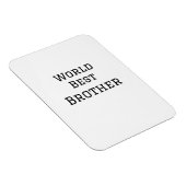 Weltbester Bruder fügt einfach den Text Sport hinz Magnet (Rechte Seite)