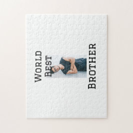 Weltbester Bruder fügt einfach den Text Sport hinz Puzzle