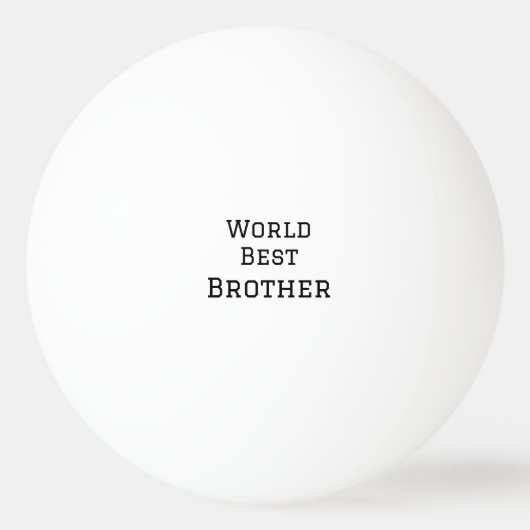 Weltbester Bruder fügt einfach den Text Sport hinz Tischtennisball (Vorderseite)