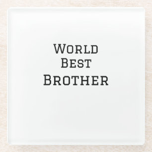 Weltbester Bruder Name Text Sport Text einfach Glasuntersetzer