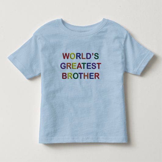 Weltbester Bruder T - Shirt (Vorderseite)