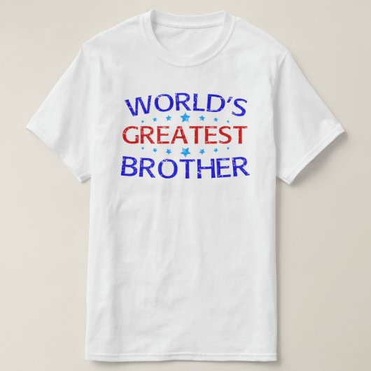 weltbester Bruder T-Shirt (Design vorne)