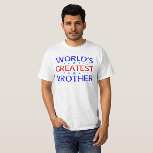 weltbester Bruder T-Shirt (Vorne ganz)