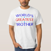 weltbester Bruder T-Shirt (Vorderseite)