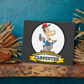 WELTBESTER CARPENTER MÄNNER CARTOON FOTOPLATTE (Seite)