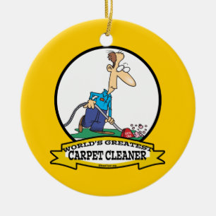WELTBESTER CARPET CLEANER MÄNNER CARTOON KERAMIKORNAMENT
