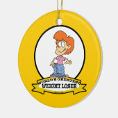 WELTBESTER CARTOON KERAMIKORNAMENT (Links)