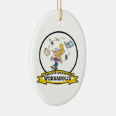 WELTBESTER CARTOON VON FRAUEN KERAMIKORNAMENT (Rechts)