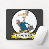 WELTBESTER CARTOON VON LAWYER II MOUSEPAD (Mit Mouse)