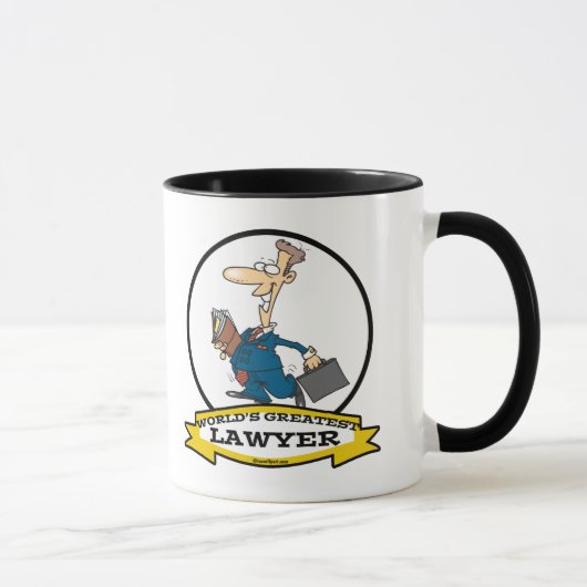WELTBESTER CARTOON VON LAWYER II TASSE (Rechts)