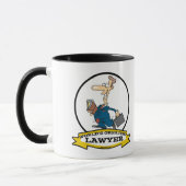WELTBESTER CARTOON VON LAWYER II TASSE (Links)
