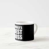 Weltbester Chef Espressotasse (Vorderseite Rechts)