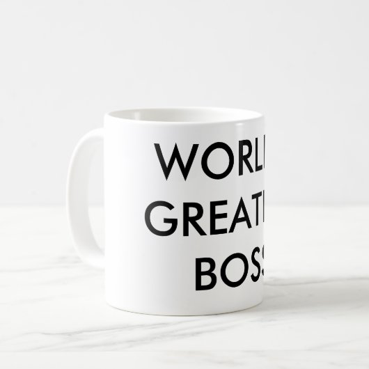 WELTBESTER CHEF KAFFEETASSE (Vorderseite Links)