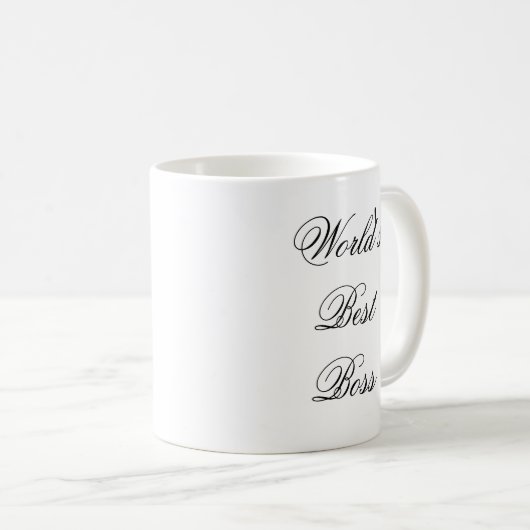 Weltbester Chef Kaffeetasse (VorderseiteRechts)