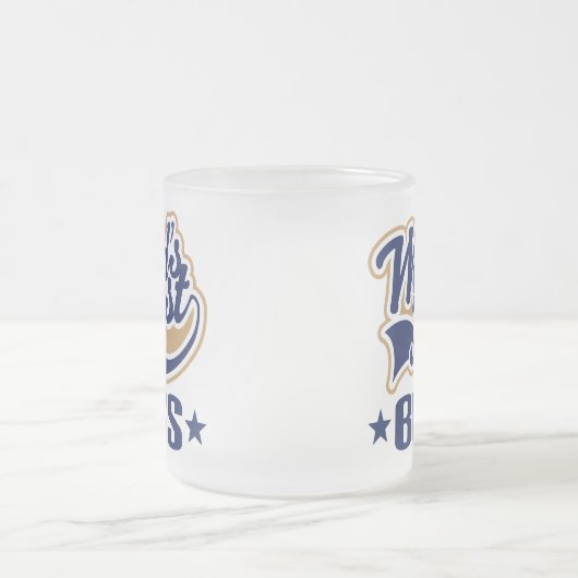 Weltbester Chef Mattglastasse (Mittel)