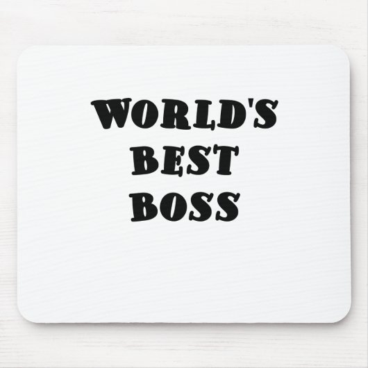 Weltbester Chef Mousepad (Vorne)
