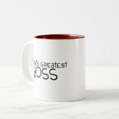 Weltbester Chef Zweifarbige Tasse (Vorderseite Links)