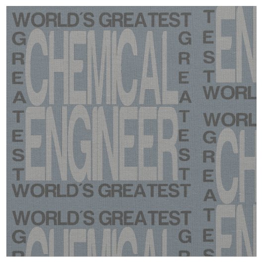 Weltbester chemischer Ingenieur Stoff (Nahaufnahme)