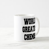 Weltbester Chemist Kaffeetasse (VorderseiteRechts)