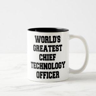 Weltbester Chief Technology Officer Zweifarbige Tasse