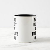 Weltbester Chief Technology Officer Zweifarbige Tasse (Mittel)