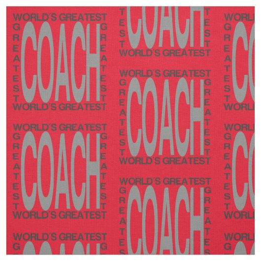 Weltbester Coach Stoff (Muster)