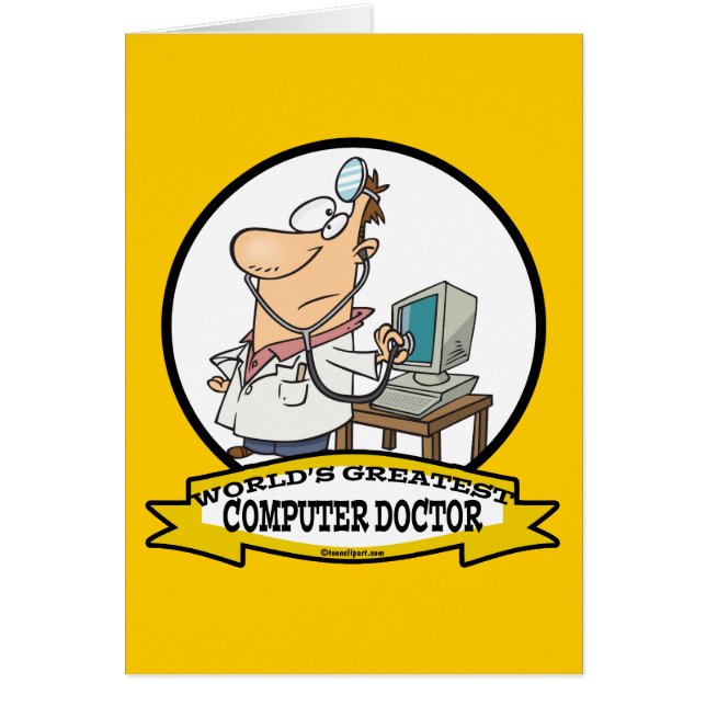 WELTBESTER COMPUTERARZT CARTOON (Vorne)