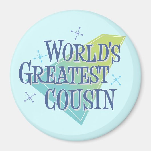Weltbester Cousin Magnet (Vorne)