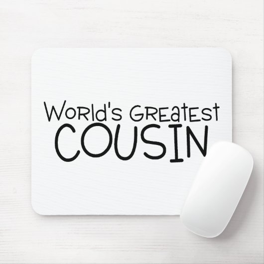 Weltbester Cousin Mousepad (Mit Mouse)