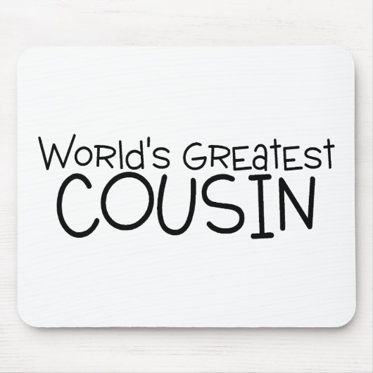 Weltbester Cousin Mousepad (Vorne)