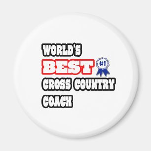Weltbester Cross-Country-Coach Magnet