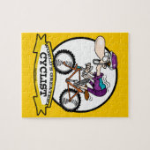 WELTBESTER CYCLIST MEN CARTOON PUZZLE (Horizontal)