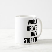 Weltbester Data Storyteller Kaffeetasse (VorderseiteRechts)