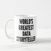 Weltbester Data Storyteller Kaffeetasse (Links)